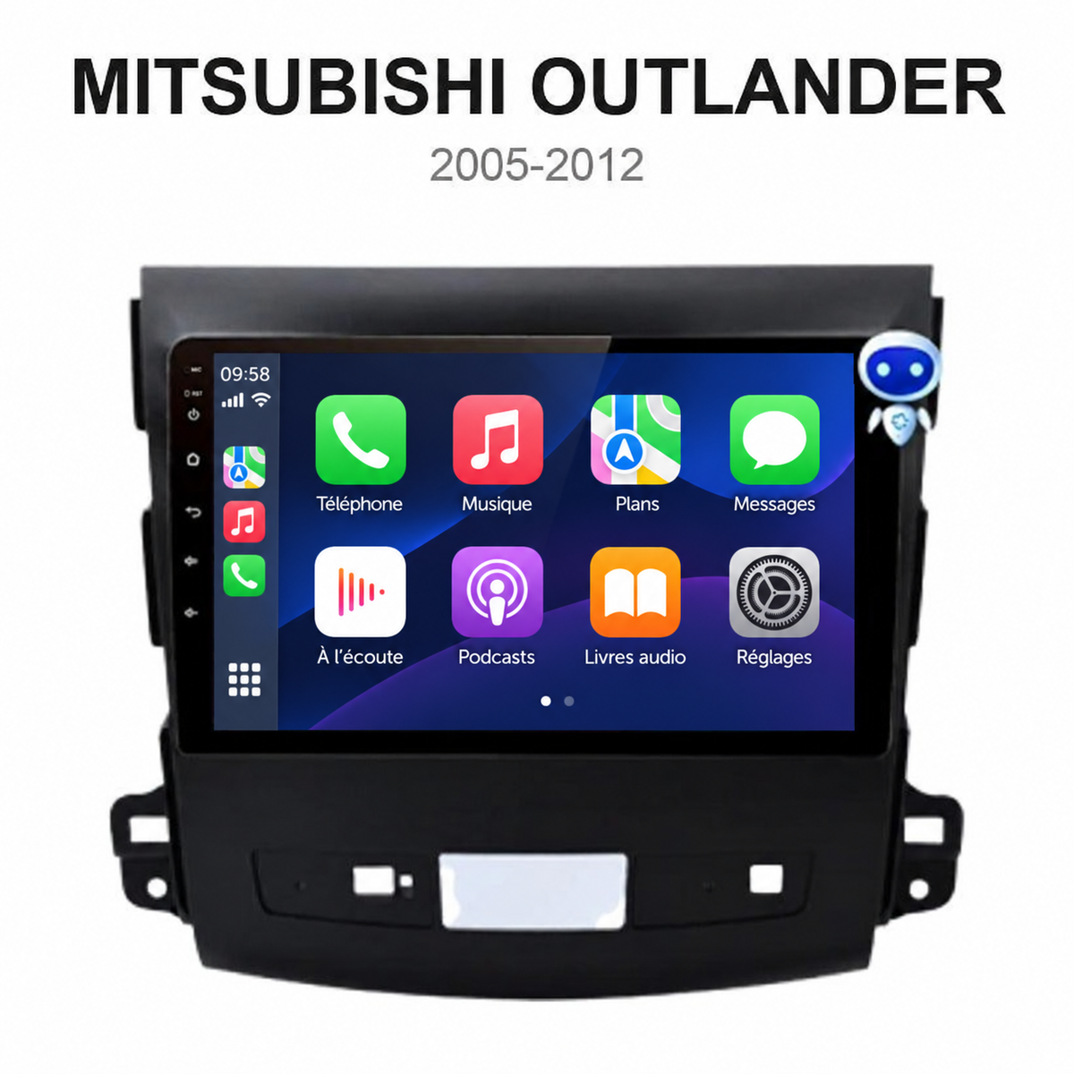 MITSUBISHI OUTLANDER [2005-2012] - Avec Rockfort d'origine