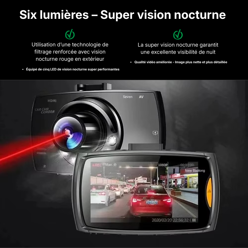 Dashcam 1080P| Vision Nocturne