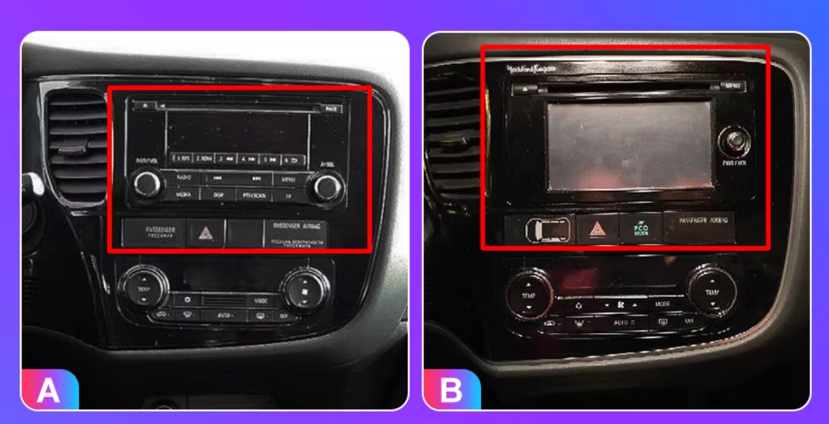 MITSUBISHI OUTLANDER [2012-2018] TYPE A - Système audio classique