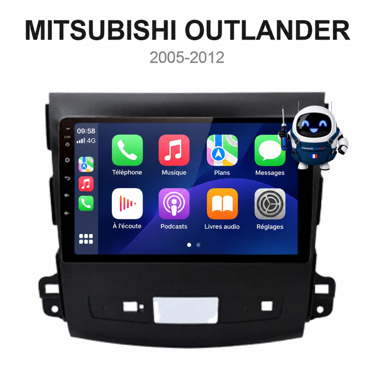 MITSUBISHI OUTLANDER [2005-2012] - Sans Rockfort d'origine