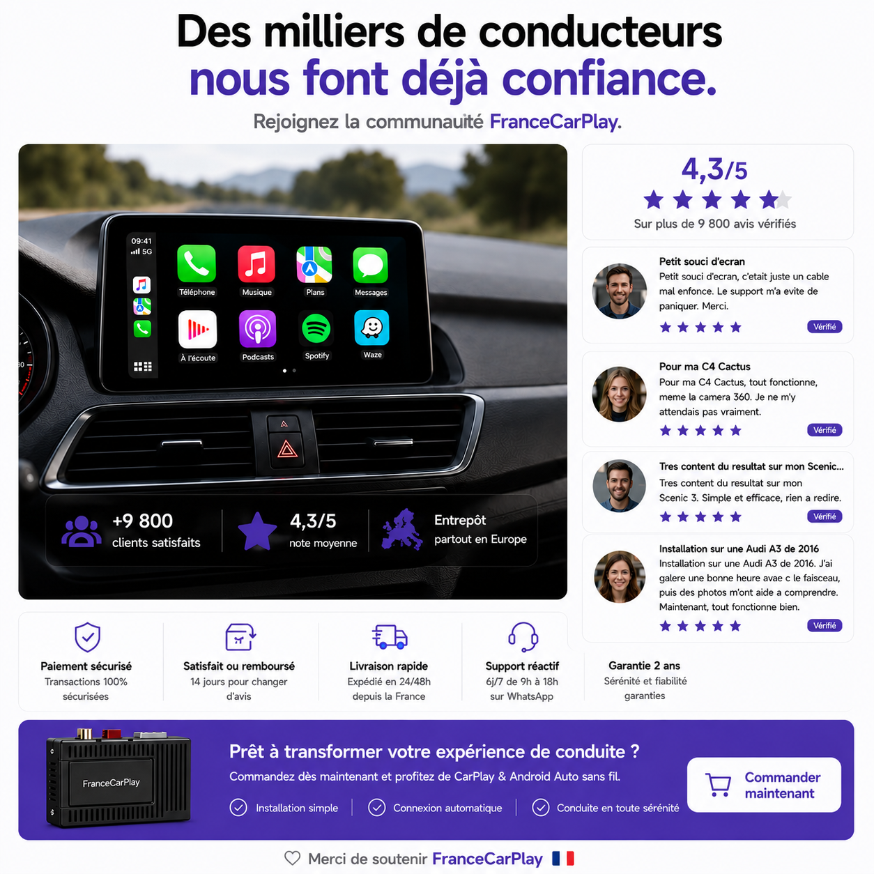 BOITIER INFINITI QX80