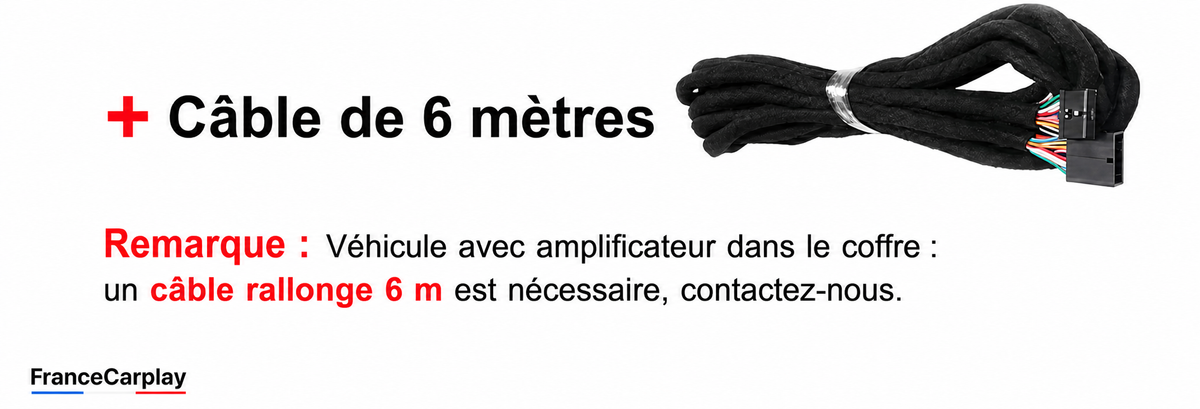 Apple CarPlay sans fil et Android Auto pour BMW Série 5 E39 / X5 E53 (1995-2003)