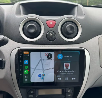 Apple CarPlay sans fil et Android Auto pour Citroën C2 (2001-2010)