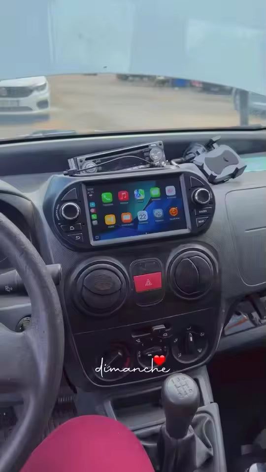 Apple CarPlay sans fil et Android Auto pour Fiat Qubo (2008-2017)
