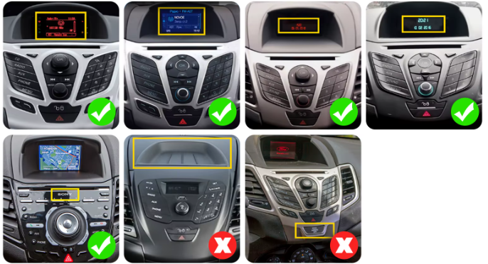 Apple CarPlay sans fil et Android Auto pour Ford Fiesta (2009-2017)