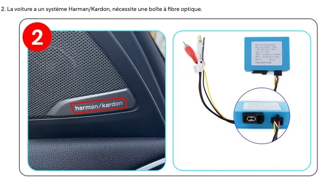 Apple CarPlay sans fil et Android Auto pour Mercedes SLK R171 (2004-2011)
