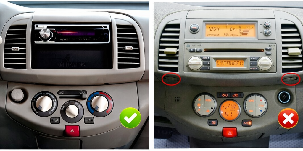 Apple CarPlay sans fil et Android Auto pour Nissan Micra (2002-2010)