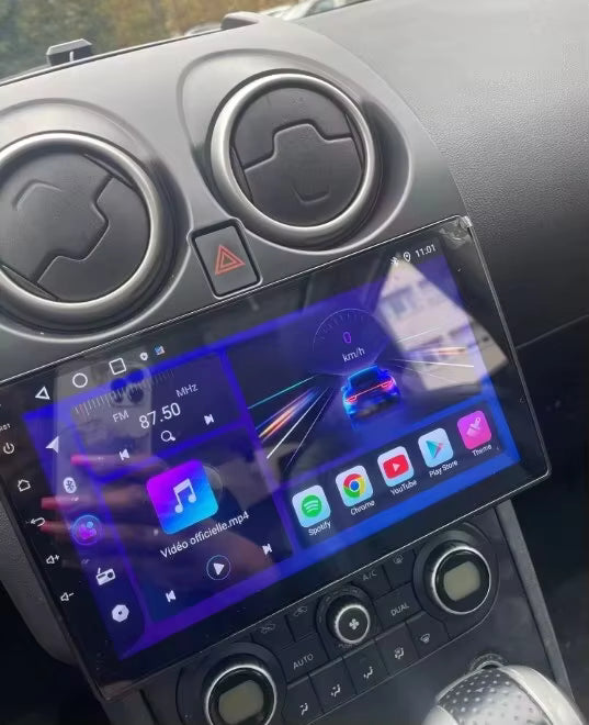 Apple CarPlay sans fil et Android Auto pour Nissan Qashqai (2006-2013)