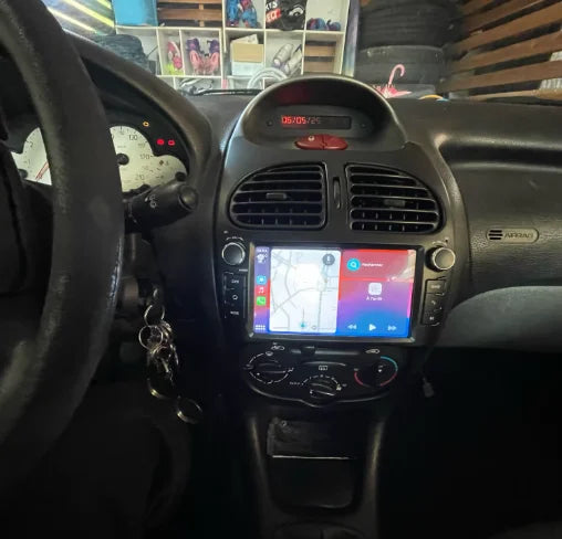 Apple CarPlay sans fil et Android Auto pour Peugeot 206 (1998-2011)