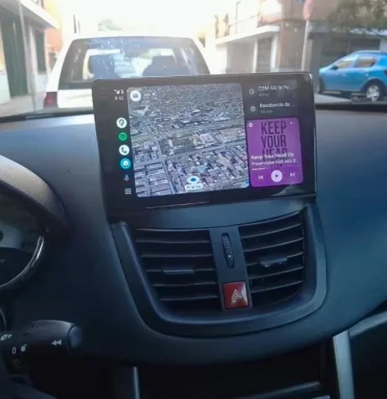 Apple CarPlay sans fil et Android Auto pour Peugeot 207 (2006-2015)