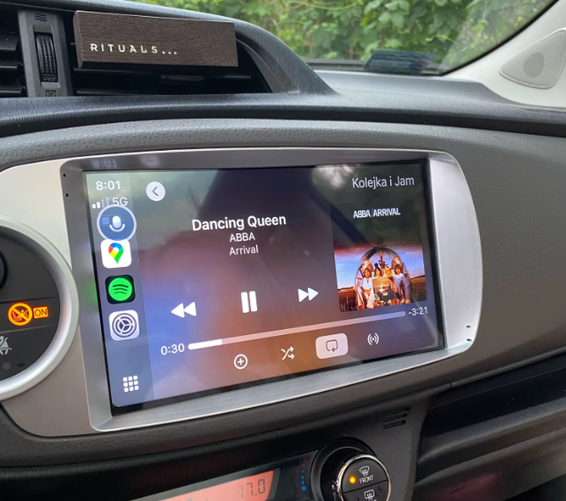 Apple CarPlay sans fil et Android Auto pour Toyota Yaris (2012-2017)