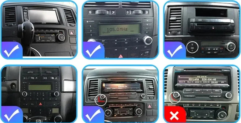 Apple CarPlay sans fil et Android Auto pour Volkswagen Multivan (2008-2015)