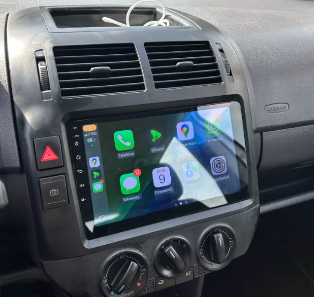 Apple CarPlay sans fil et Android Auto pour Volkswagen Polo 4 (2001-2009)