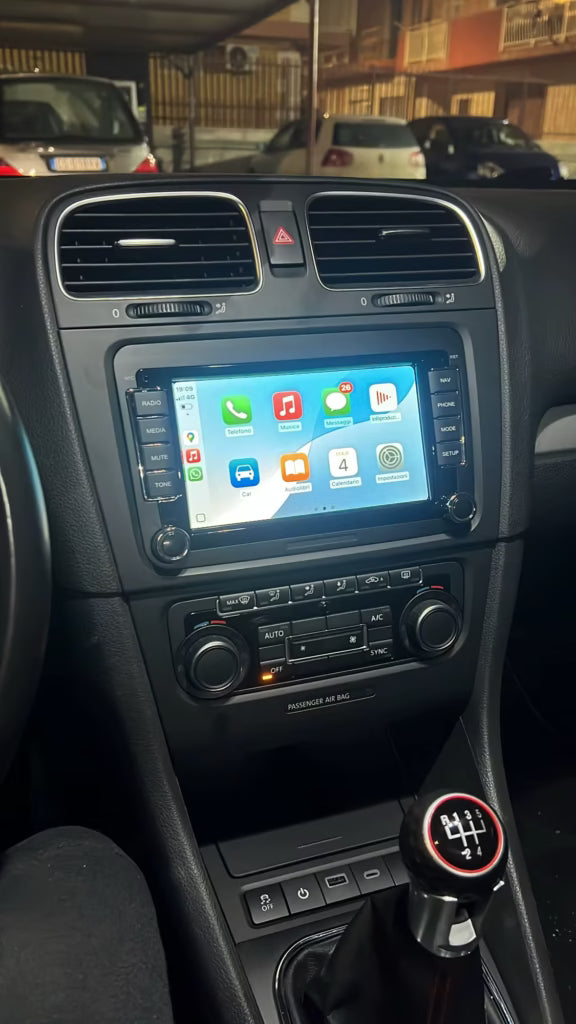 Apple CarPlay sans fil et Android Auto pour Volkswagen Touran (2003-2013)
