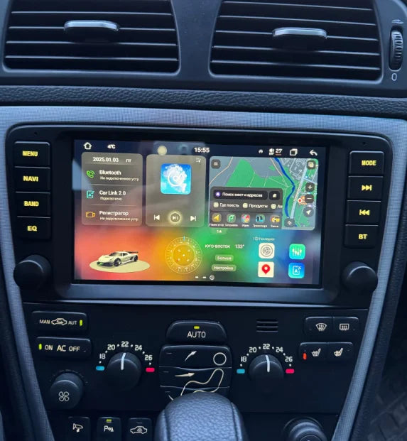 Apple CarPlay sans fil et Android Auto pour Volvo S60 (2000-2004)