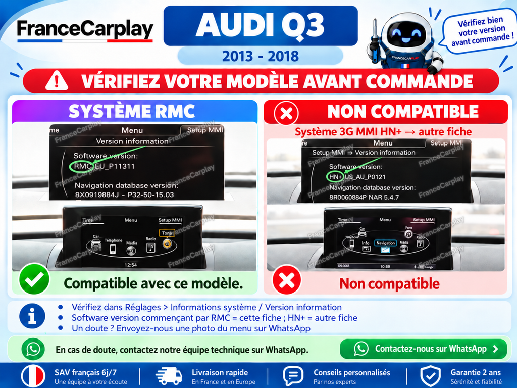 Audi Q3 [2013–2018] Système RMC d'origine