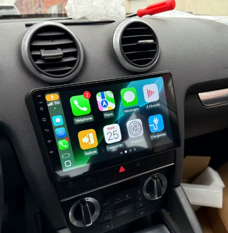 Autoradio CarPlay Audi A3 avec écran tactile intégré