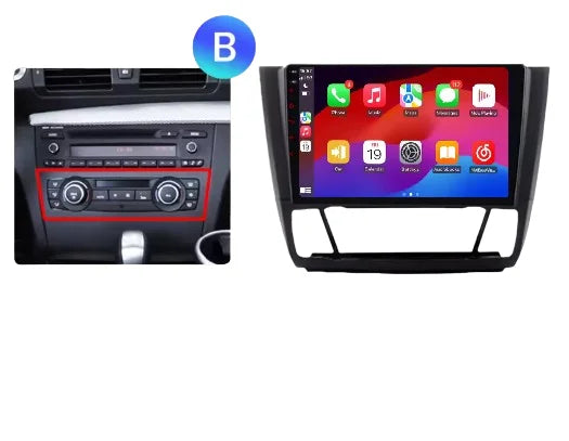 Autoradio CarPlay BMW Série 1 avec écran tactile intégré