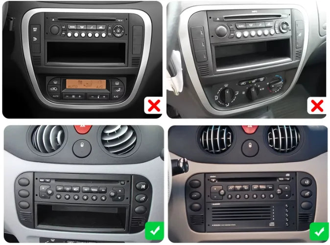Autoradio CarPlay Citroën C2 avec écran tactile intégré