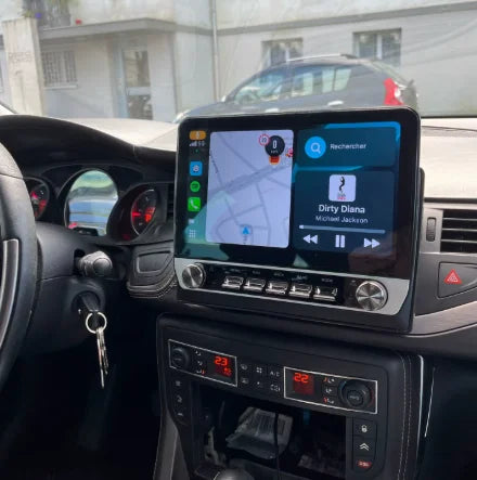 Autoradio CarPlay Citroën C5 avec écran tactile intégré