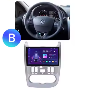 Autoradio CarPlay Dacia Logan 1 avec écran tactile intégré