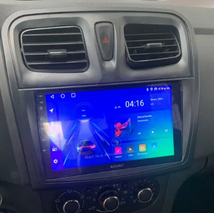 Autoradio CarPlay Dacia Logan 2 avec écran tactile intégré