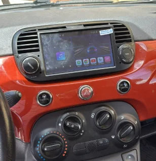 Autoradio CarPlay Fiat 500 avec écran tactile intégré