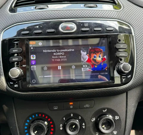Autoradio CarPlay Fiat Punto Evo & Linea avec écran tactile intégré