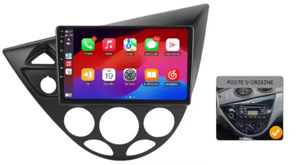 Autoradio CarPlay Ford Focus avec écran tactile intégré