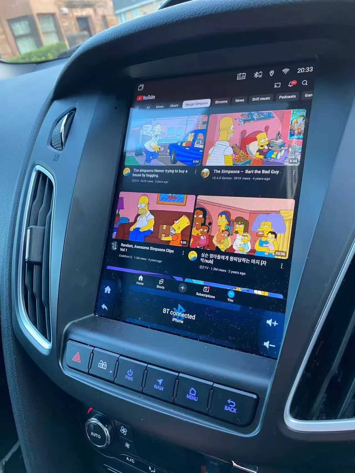 Autoradio CarPlay Ford Focus avec écran tactile intégré