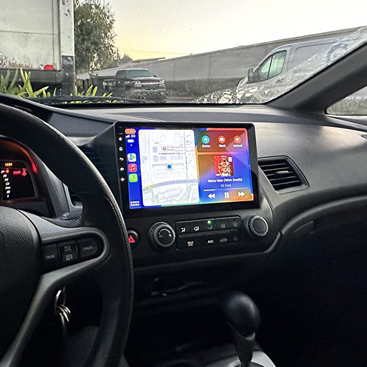 Autoradio CarPlay Honda Civic avec écran tactile intégré