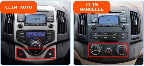 Autoradio CarPlay Hyundai i30 avec écran tactile intégré