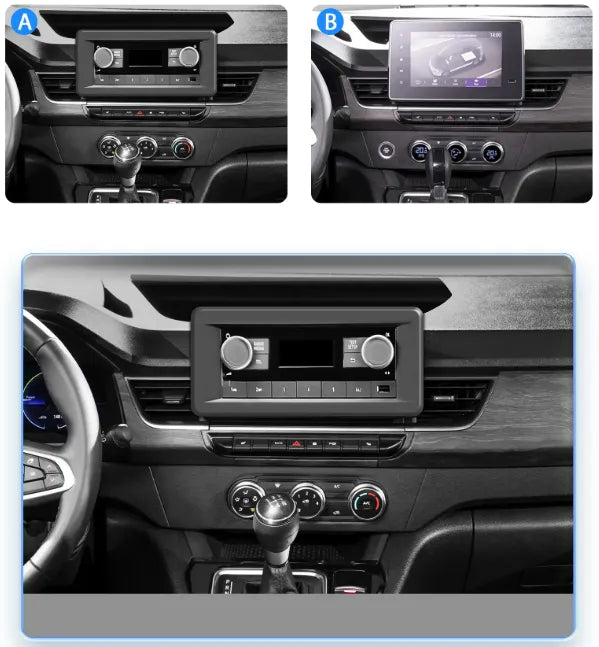 Autoradio CarPlay Renault Kangoo (sans écran d'origine) avec écran tactile intégré