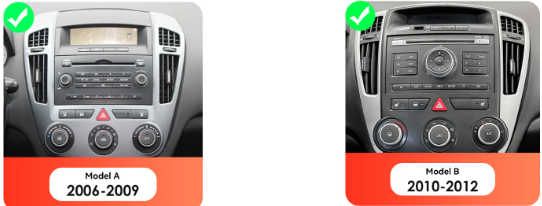 Autoradio CarPlay Kia Ceed avec écran tactile intégré