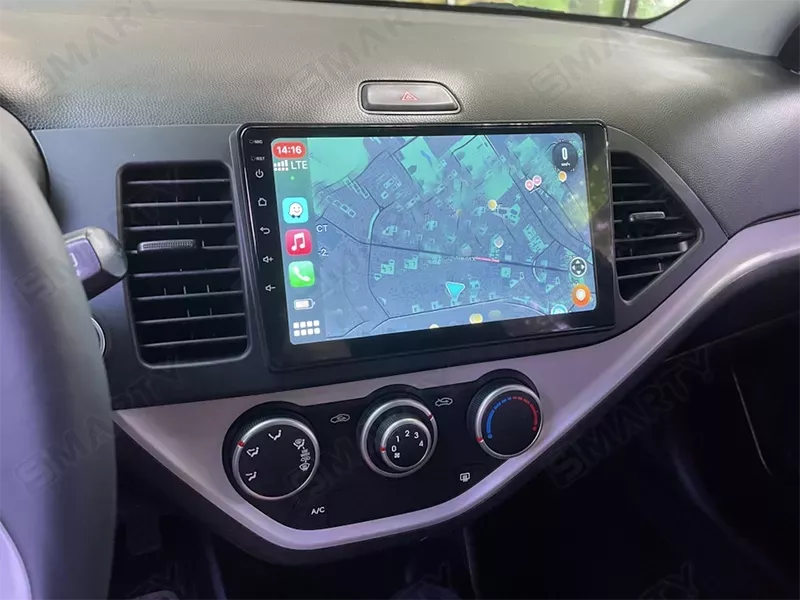 Autoradio CarPlay Kia Picanto avec écran tactile intégré