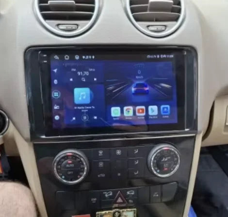 Autoradio CarPlay Mercedes ML W164 avec écran tactile intégré