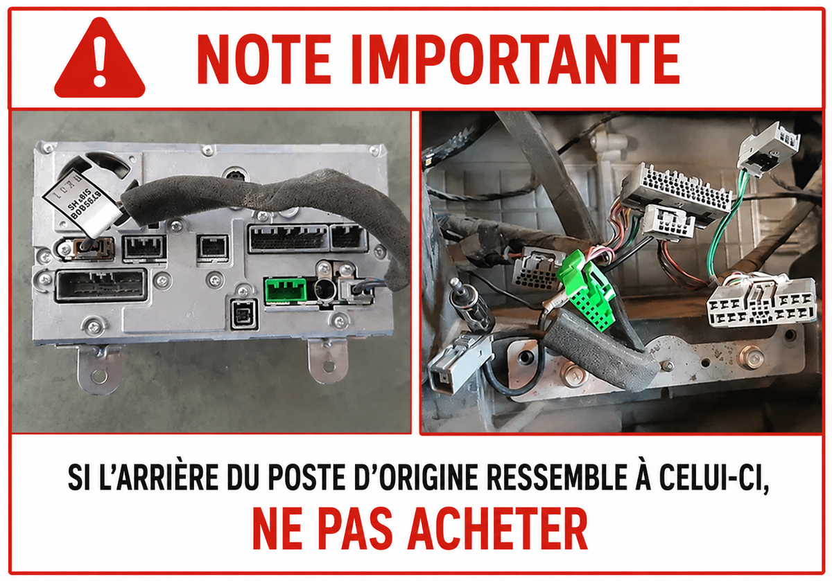Autoradio CarPlay Mitsubishi Pajero 4 avec écran tactile intégré