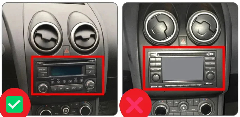 Autoradio CarPlay Nissan Qashqai avec écran tactile intégré