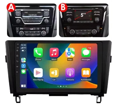 Autoradio CarPlay Nissan Qashqai avec écran tactile intégré