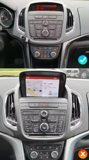 Autoradio CarPlay Opel Zafira Tourer avec écran tactile intégré