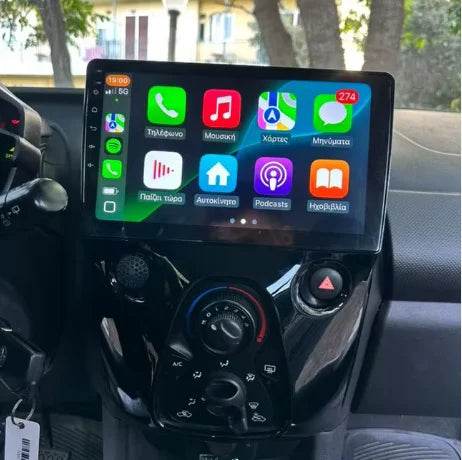 Autoradio CarPlay Peugeot 108 avec écran tactile intégré