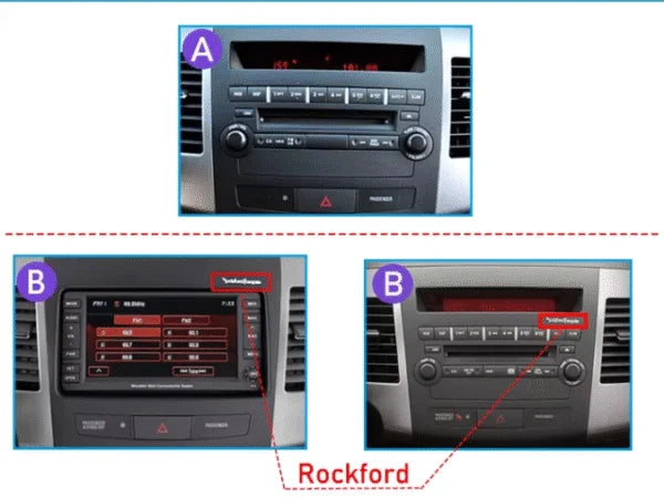 Autoradio CarPlay Peugeot 4007 avec écran tactile intégré