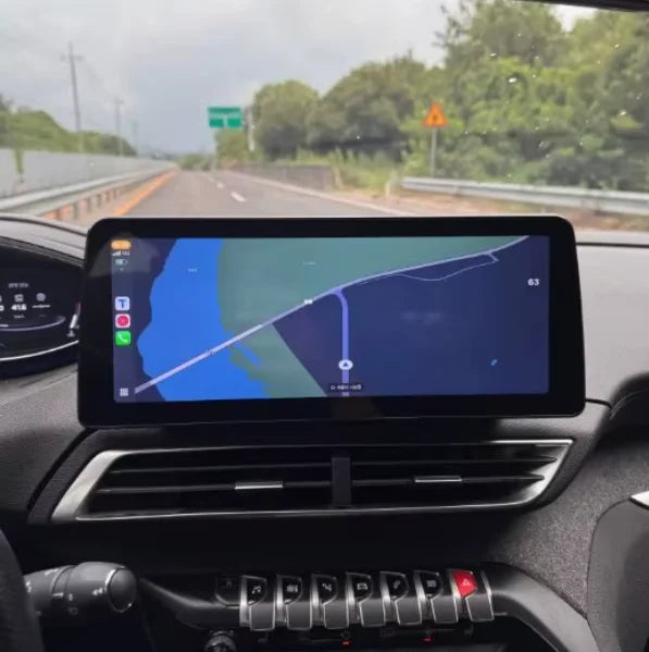 Autoradio CarPlay Peugeot 5008 avec écran tactile intégré