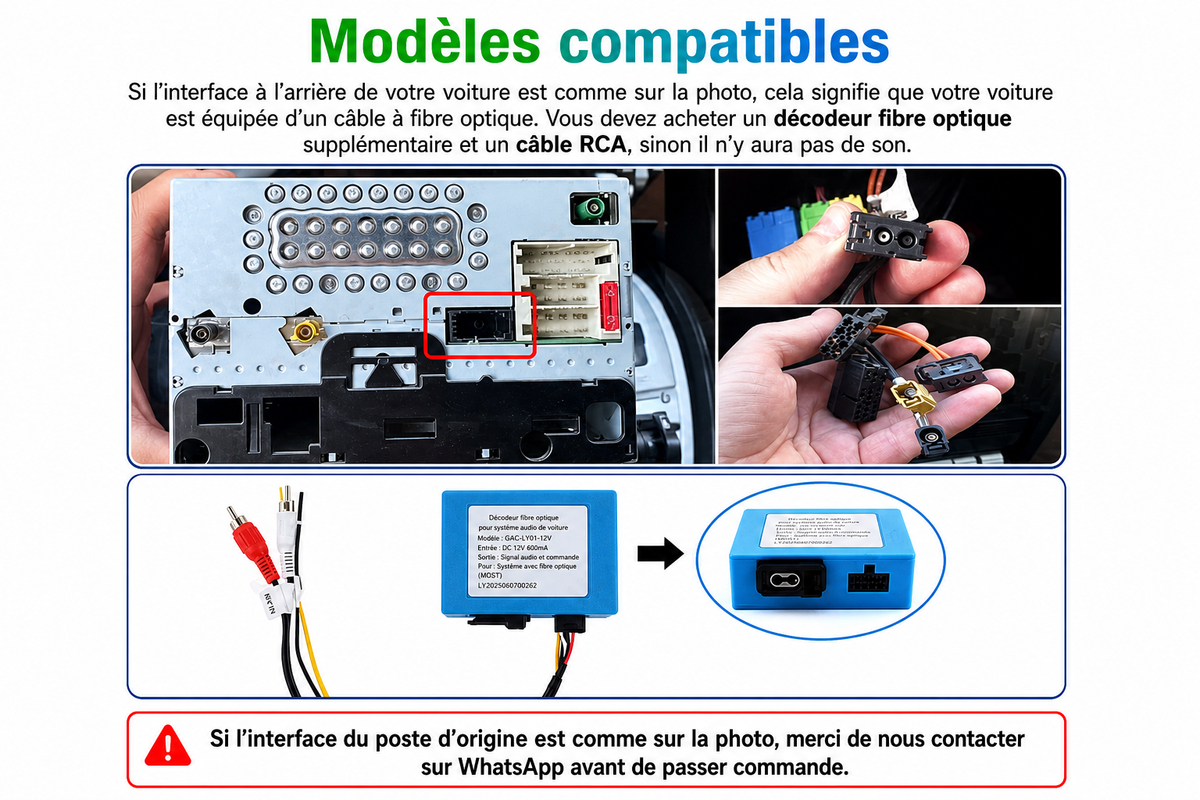Autoradio CarPlay Porsche Cayenne 9PA avec écran tactile intégré