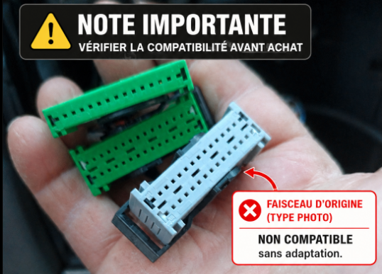 Autoradio CarPlay Renault Laguna 2 avec écran tactile intégré