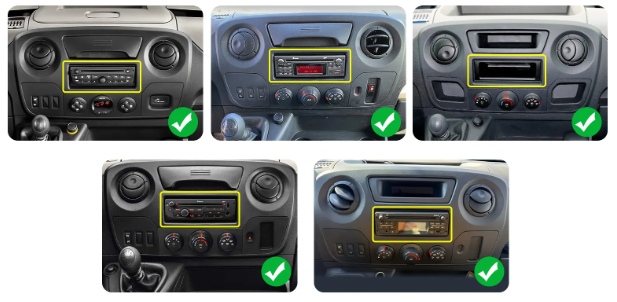 Autoradio CarPlay Renault Master 3 avec écran tactile intégré