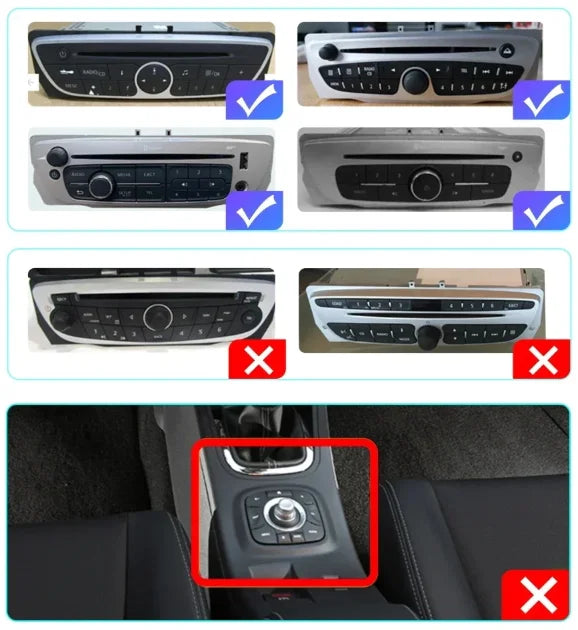 Autoradio CarPlay Renault Mégane 3 avec écran tactile intégré