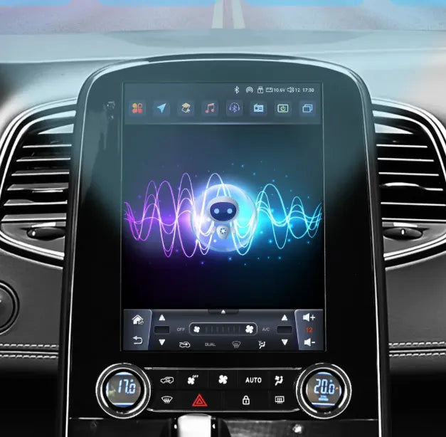 Autoradio CarPlay Renault Scénic 3 Phase 2 et Scénic 4 avec écran tactile intégré