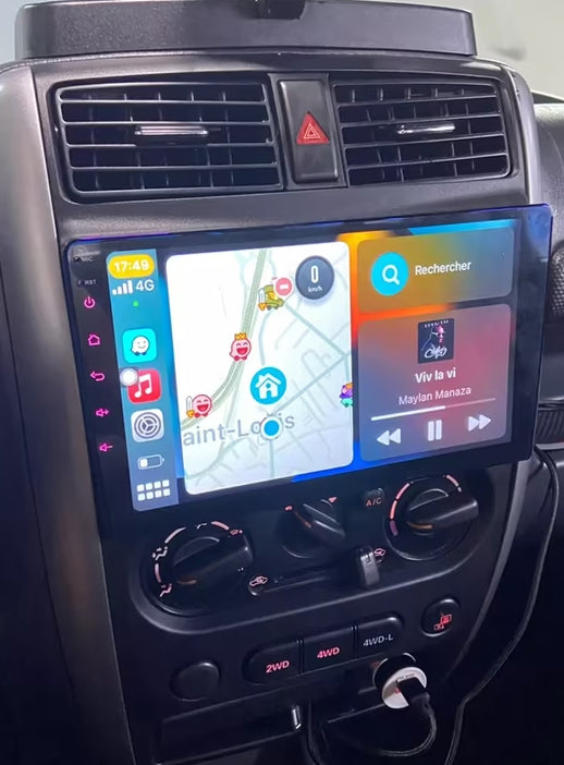 Autoradio CarPlay Suzuki Jimny avec écran tactile intégré