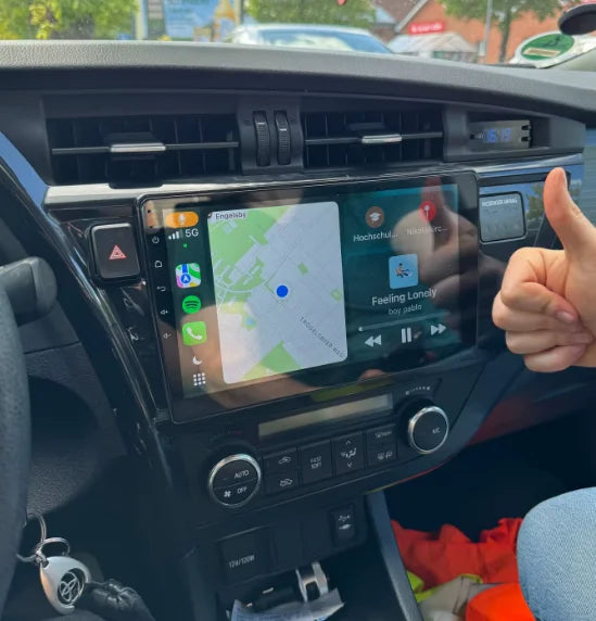 Autoradio CarPlay Toyota Corolla avec écran tactile intégré